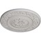 Ekena Millwork Milan Ceiling Medallion, Hand-Painted Ultra Pure White, 47 5/8"OD x 2 3/4"P CM47MIUWF - alternate 2
